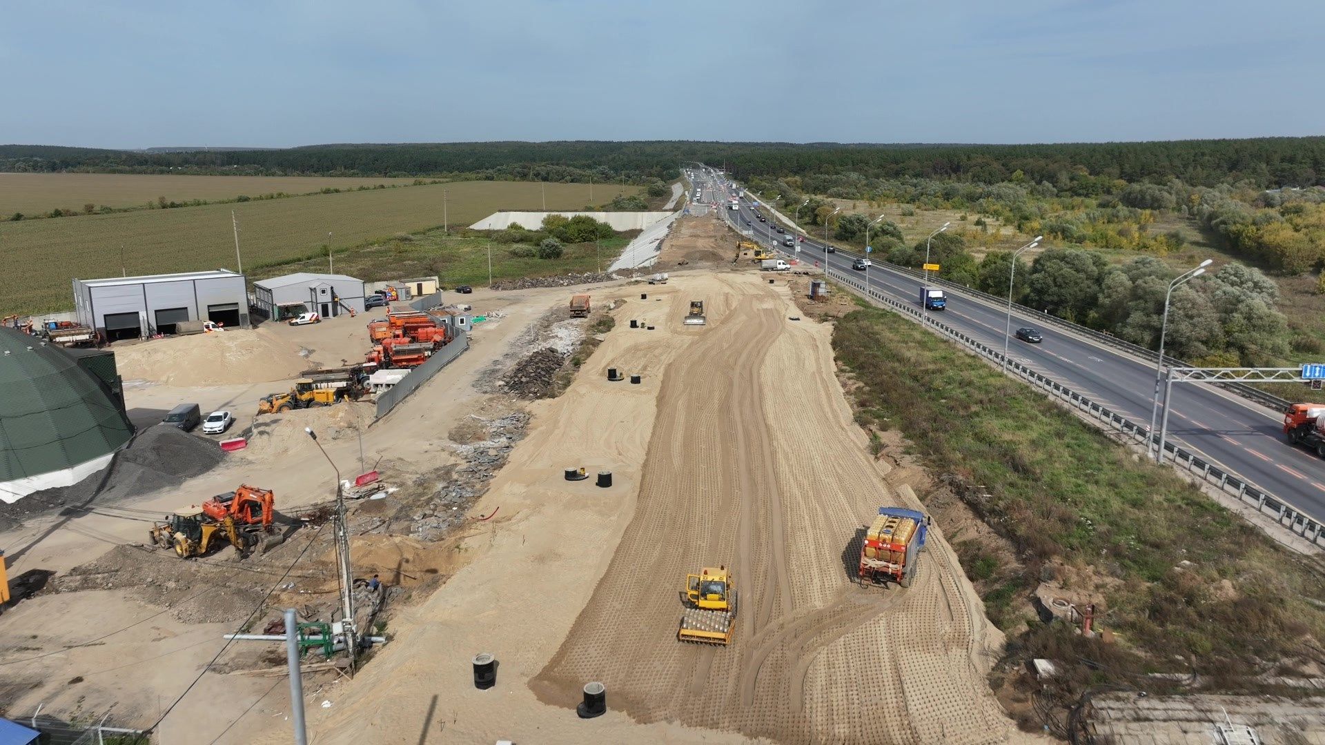 видео с коптера, мост через оку, мост в серпухове,