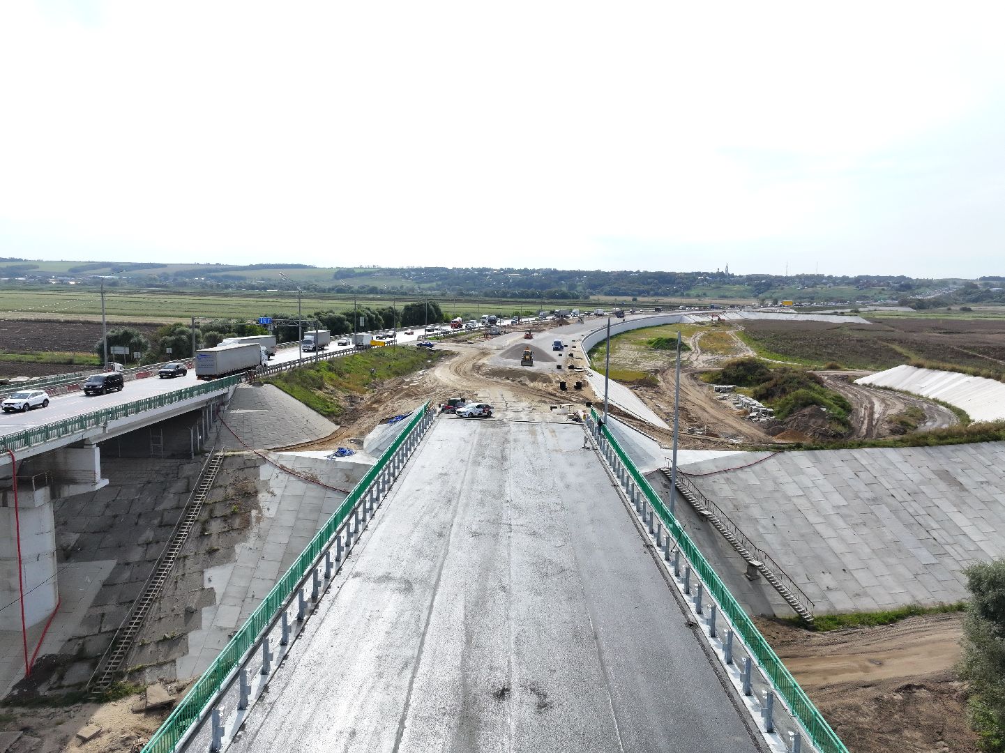 видео с коптера, мост через оку, мост в серпухове,