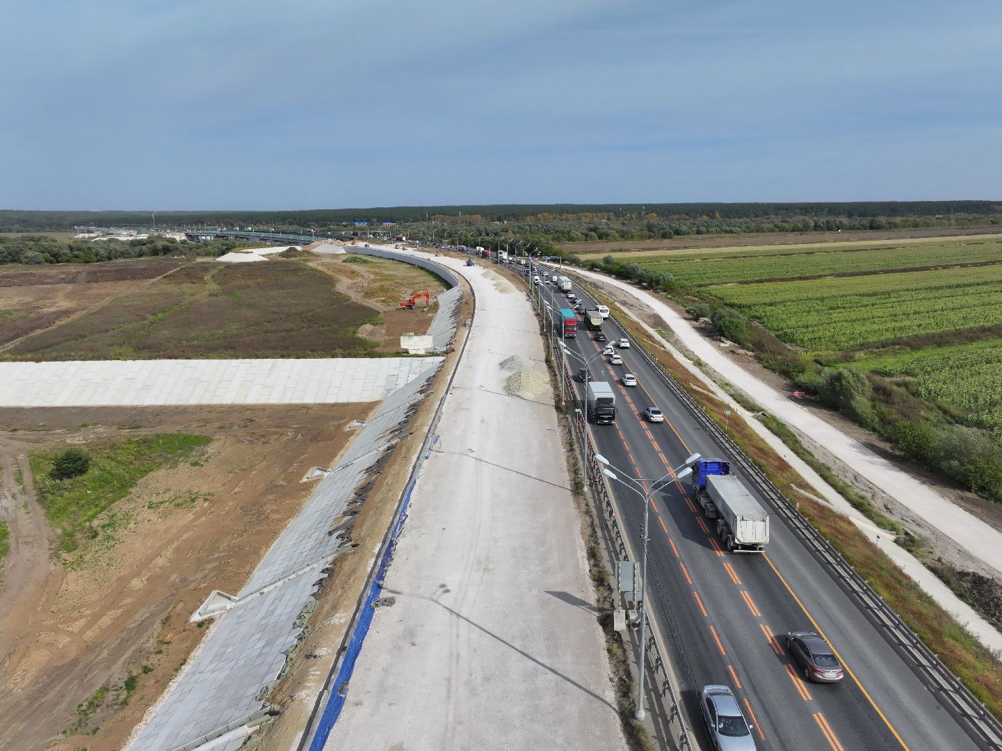 видео с коптера, мост через оку, мост в серпухове,