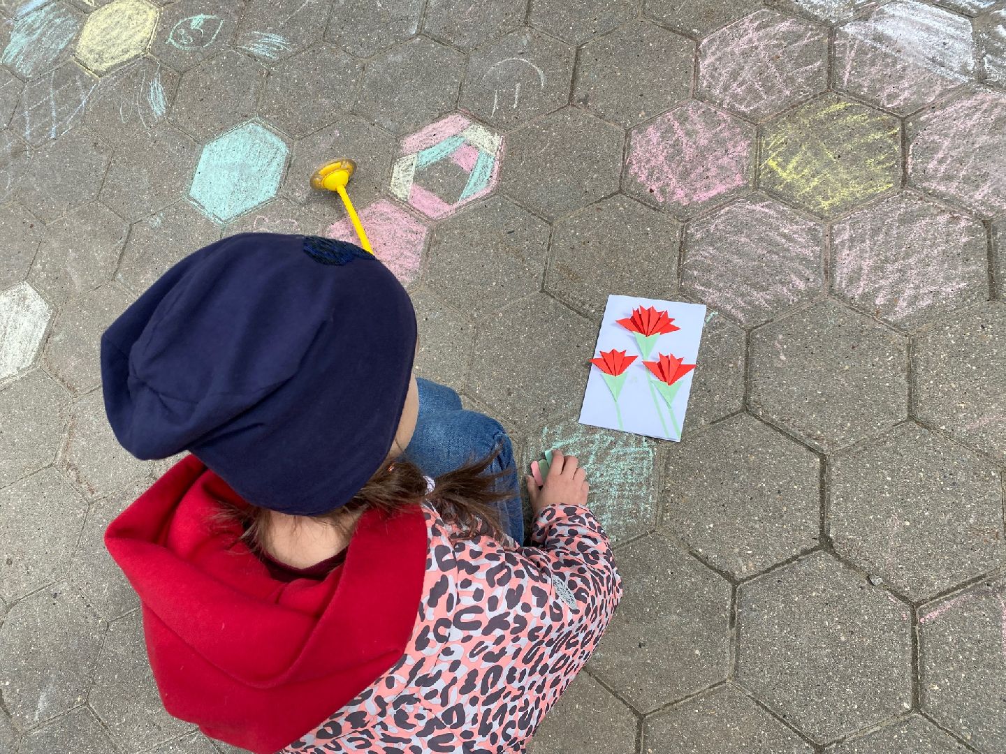 Домодедово, дети, рисование, цветные мелки, День Победы