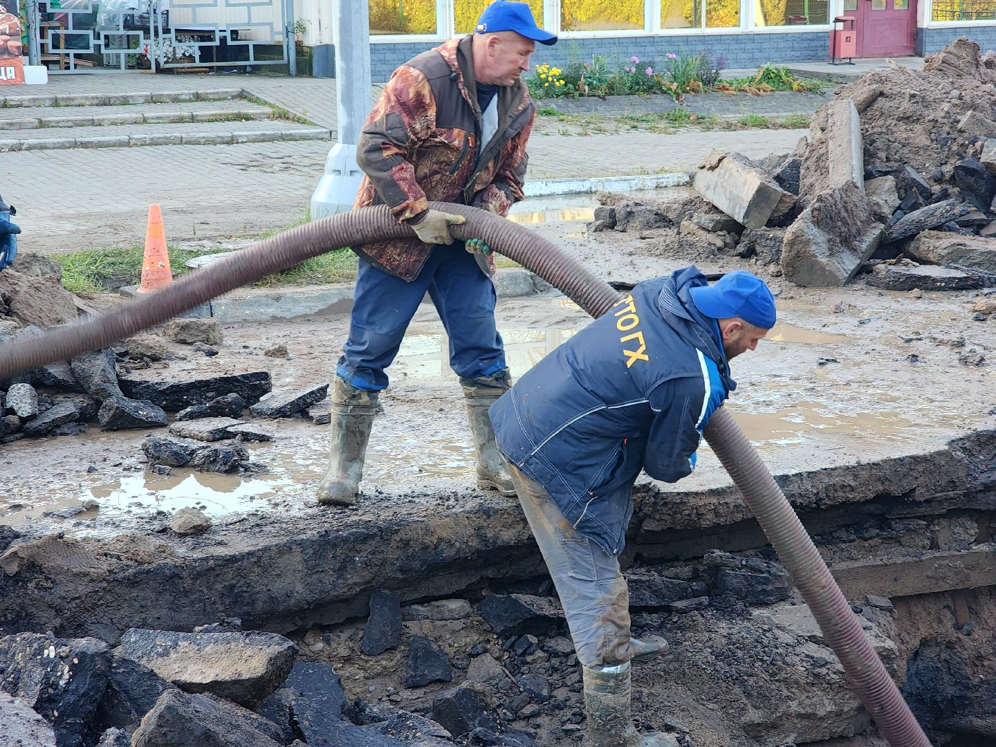 дубна, авария, трубопровод, водоснабжение,