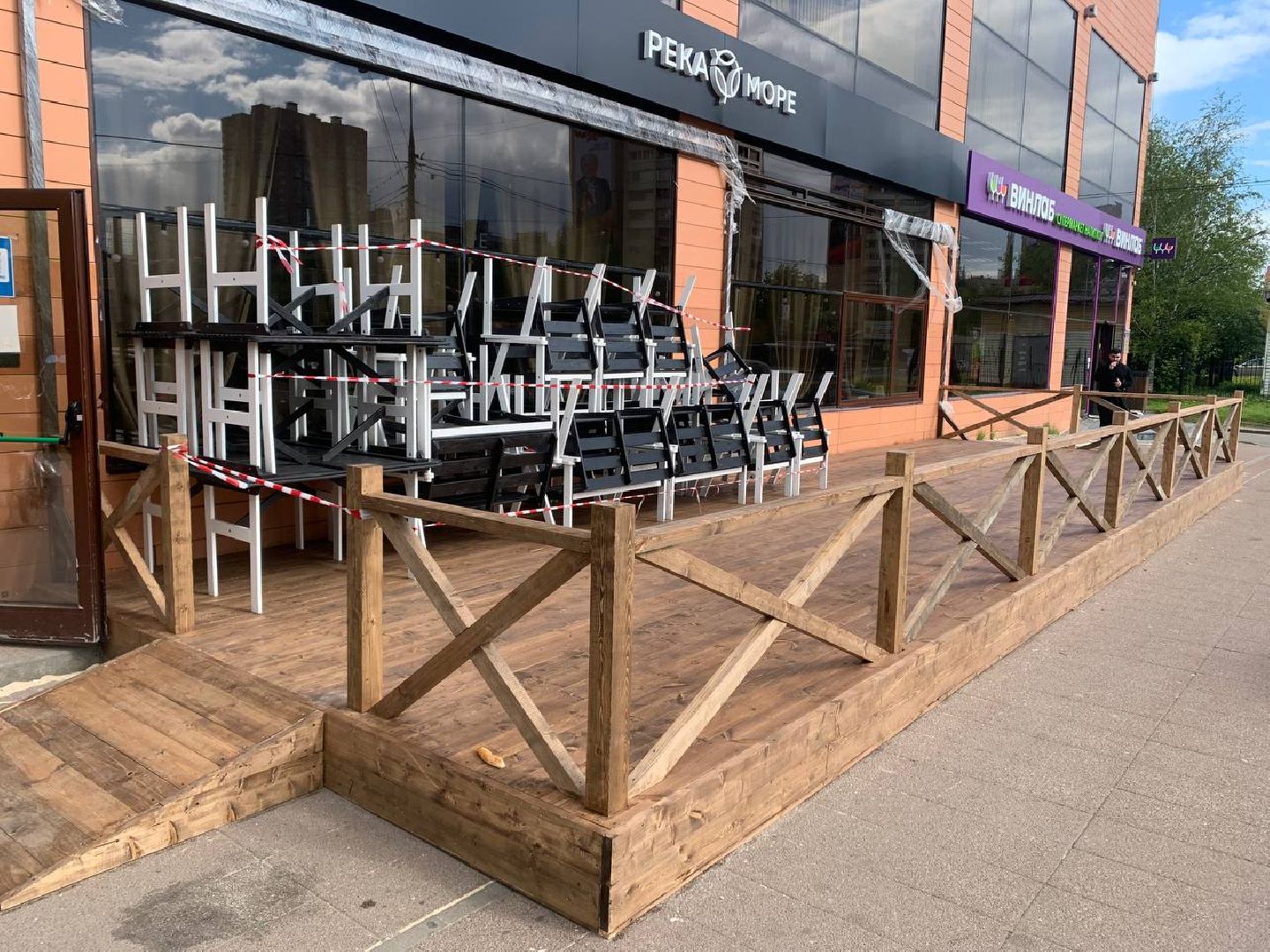 Химки, летние веранды, теплый сезон, благоустройство