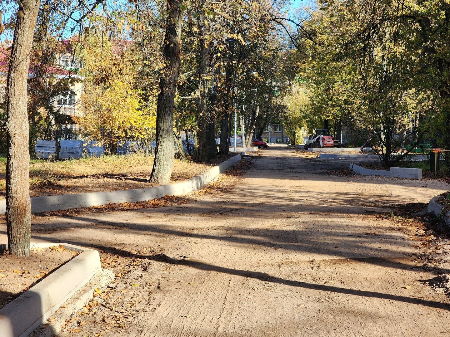 дубна, благоустройство, жкх, тротуары, новые парковочные места,