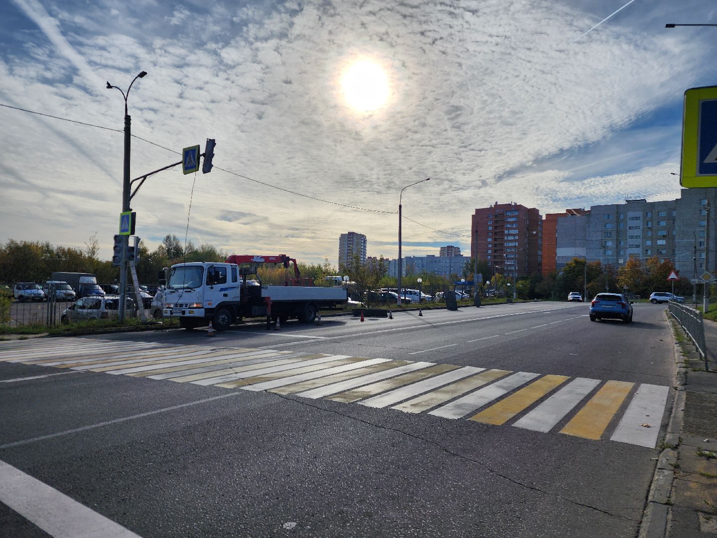 фрязино, светофор, безопасный переход, безопасное движение,