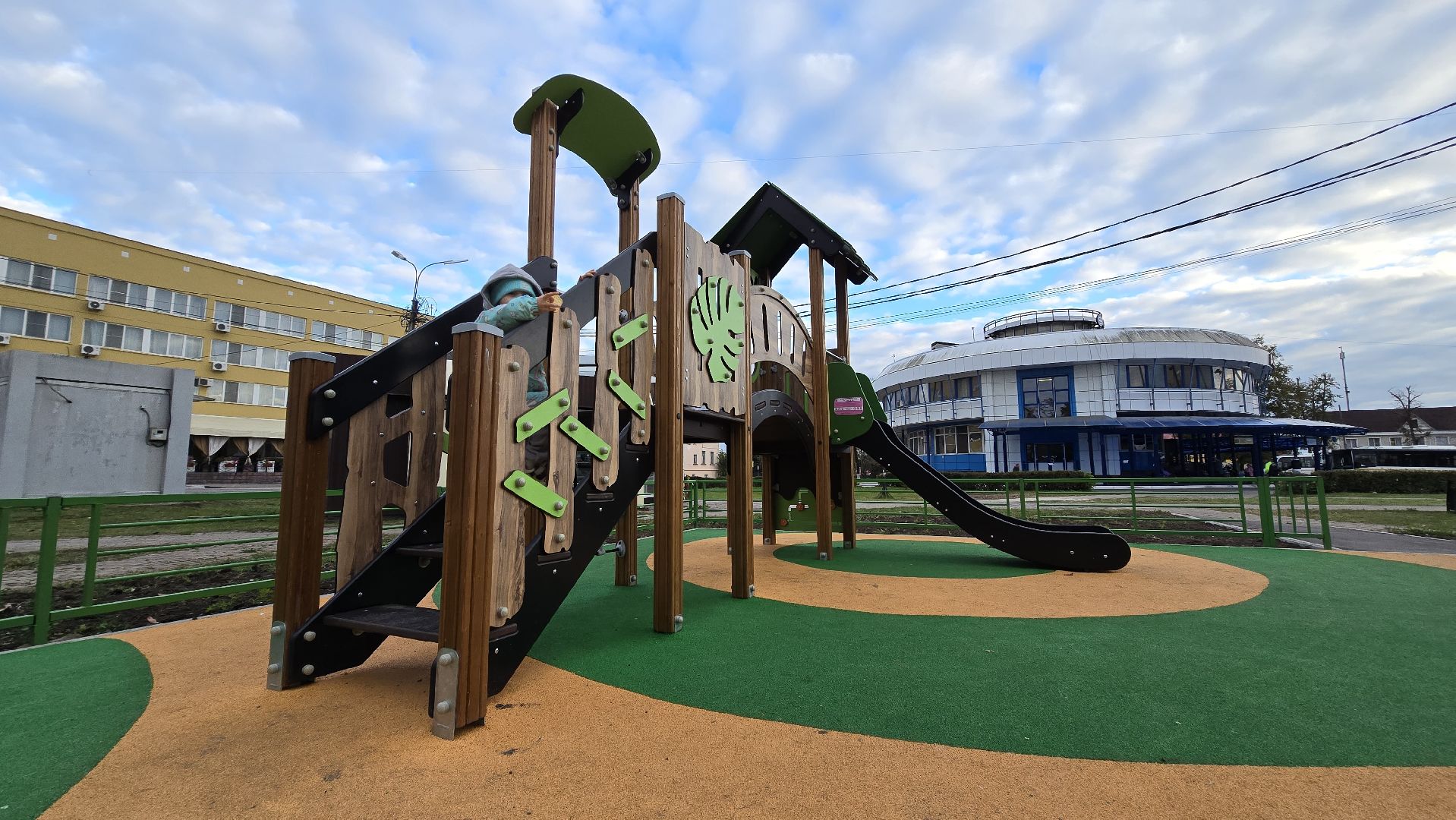 Коломна, Озеры, новая детская площадка,