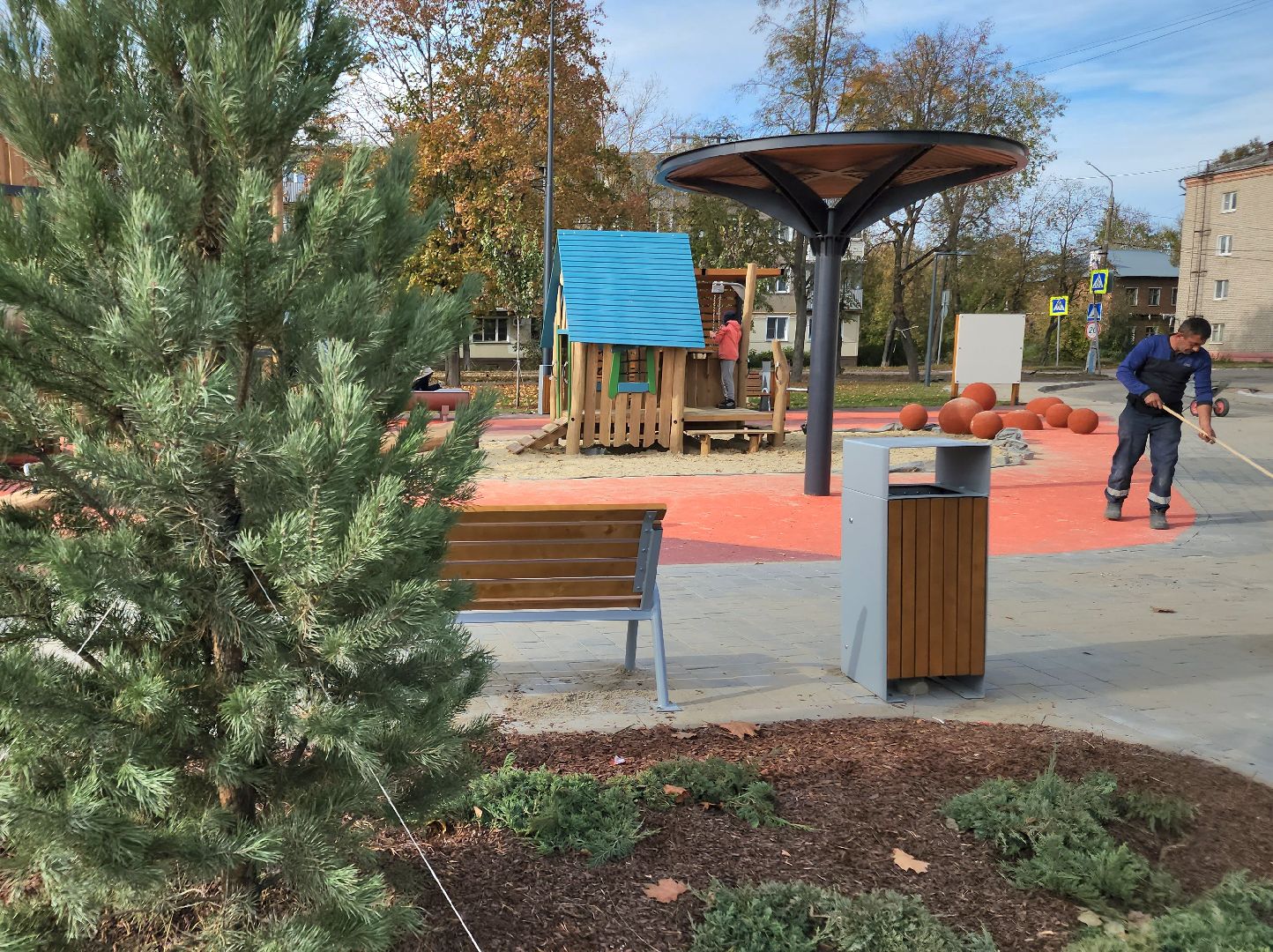 благоустройство 2025, скверы подмосковья, дрезна, орехово-зуевский округ,