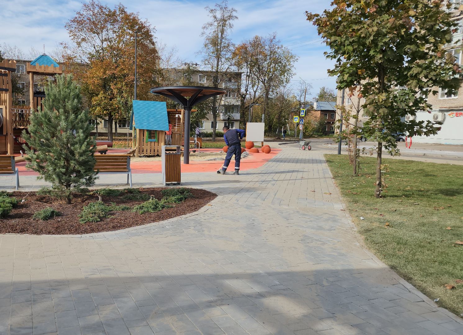 благоустройство 2025, скверы подмосковья, дрезна, орехово-зуевский округ,