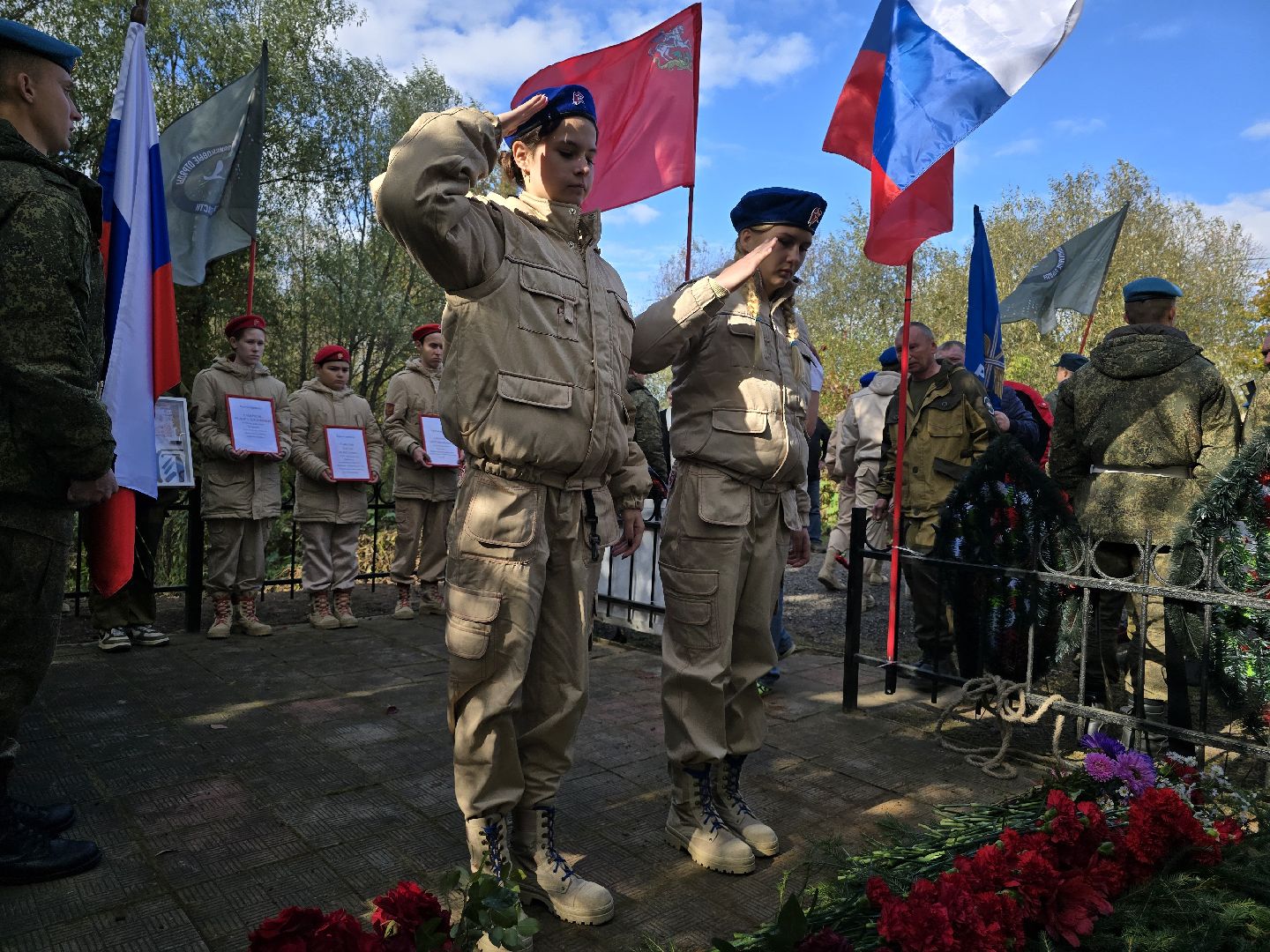 одинцово, одинцовский городской округ, захоронение останков,  великая отечественная война, красноармеец, память героям,траурный митинг,