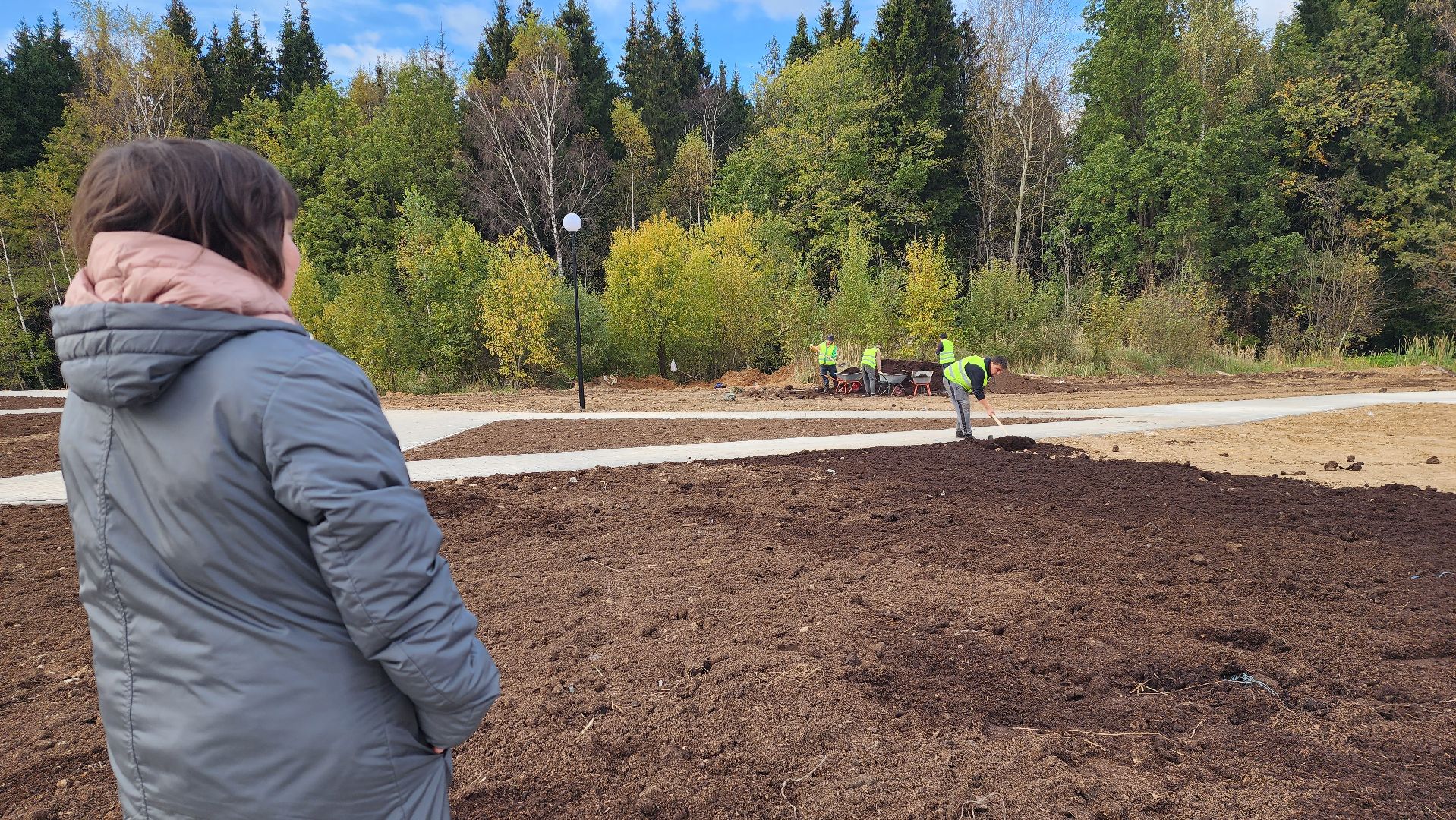 сквер, истра, благоустройство,