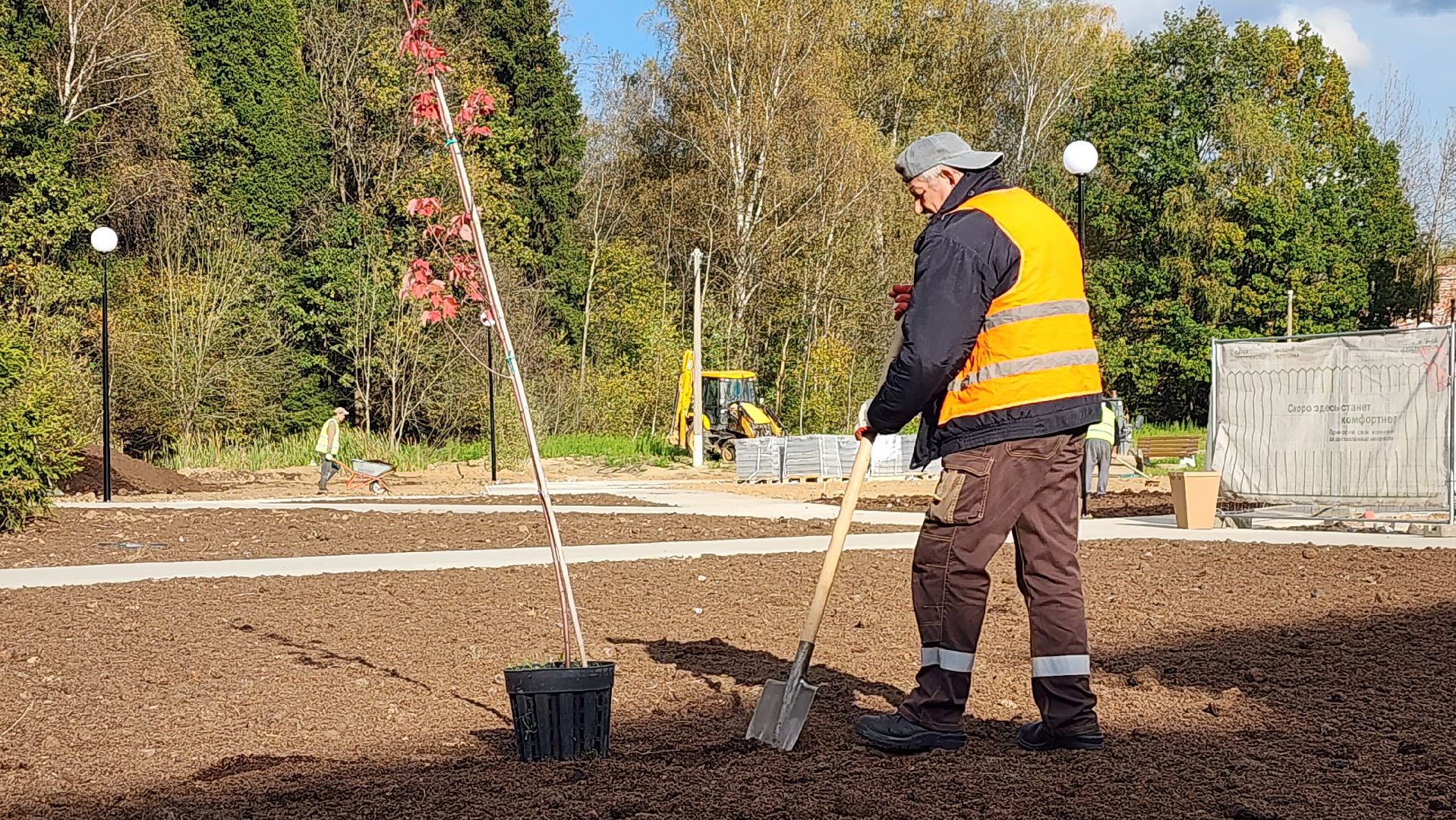 сквер, истра, благоустройство,
