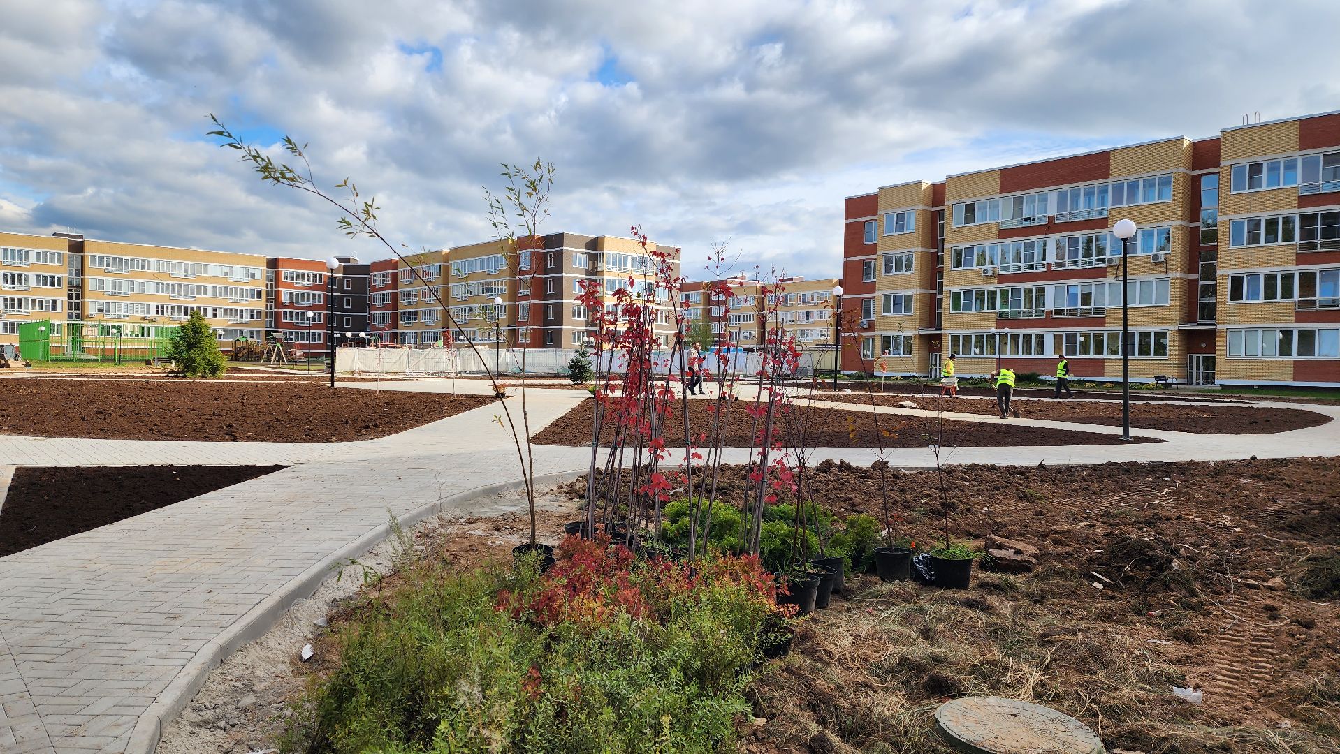 сквер, истра, благоустройство,