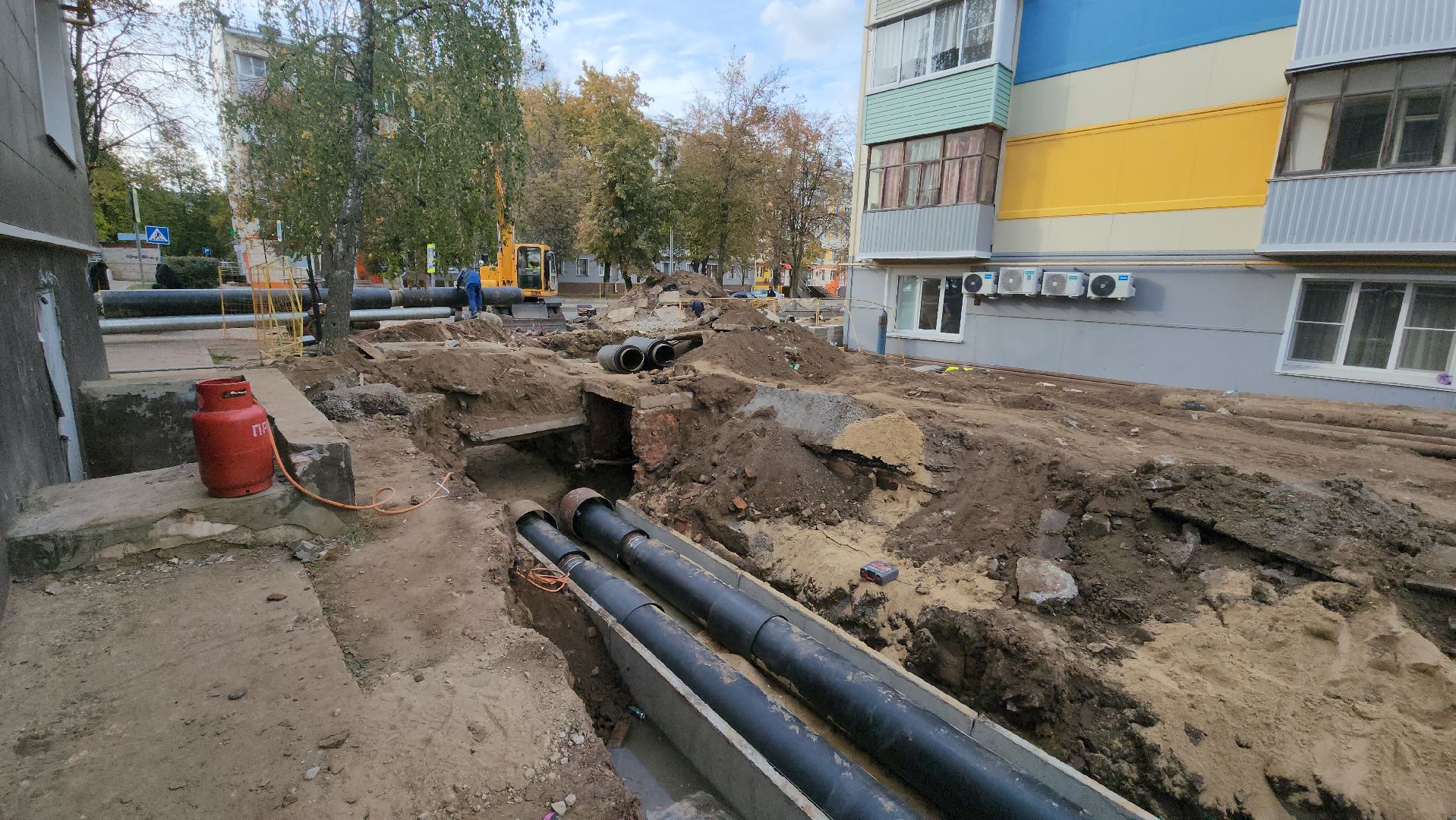 кашира, отопление, жкх, аварийные работы, теплотрасса, горячая вода, гвс, капитальный ремонт,