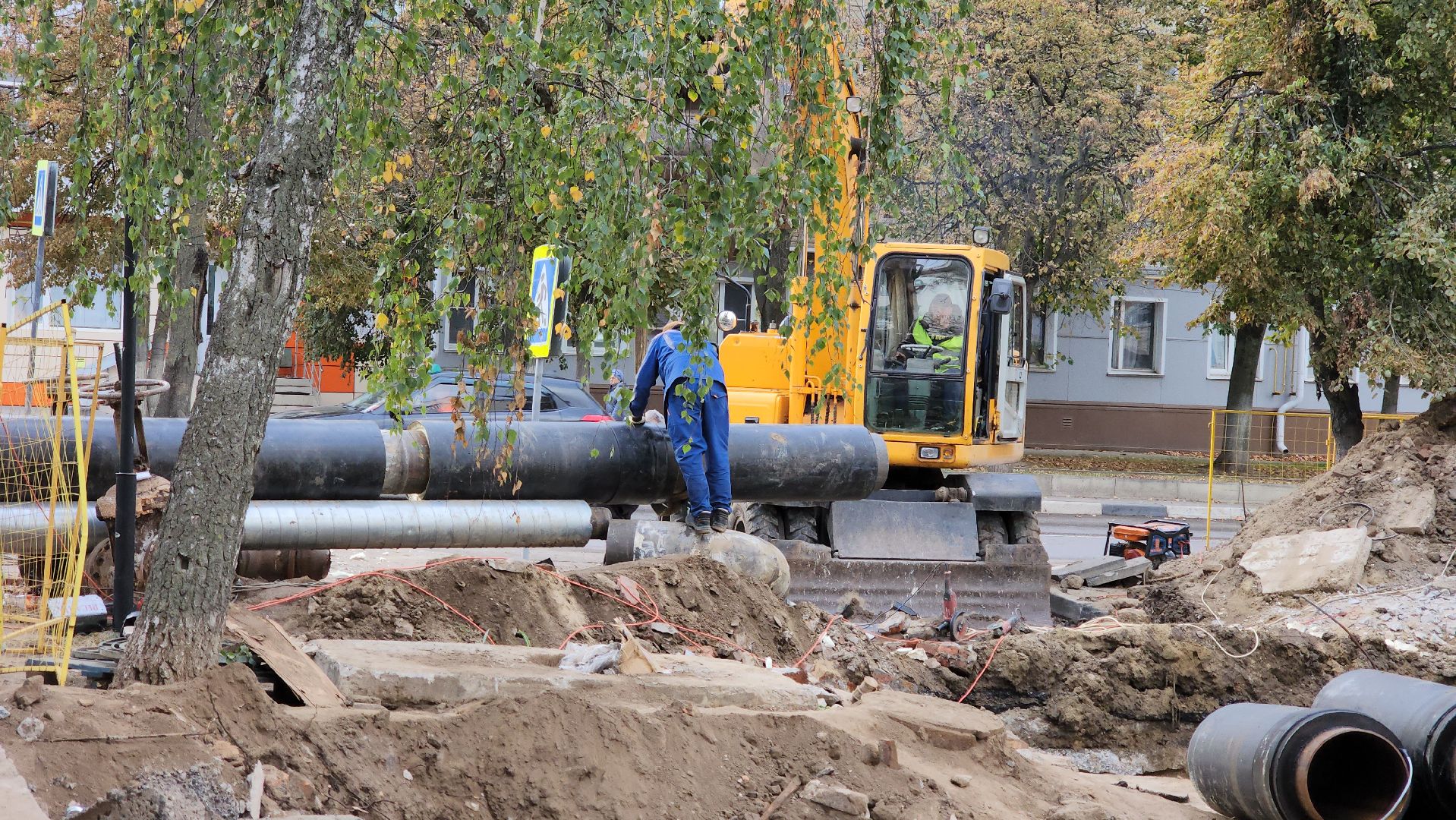 кашира, отопление, жкх, аварийные работы, теплотрасса, горячая вода, гвс, капитальный ремонт,