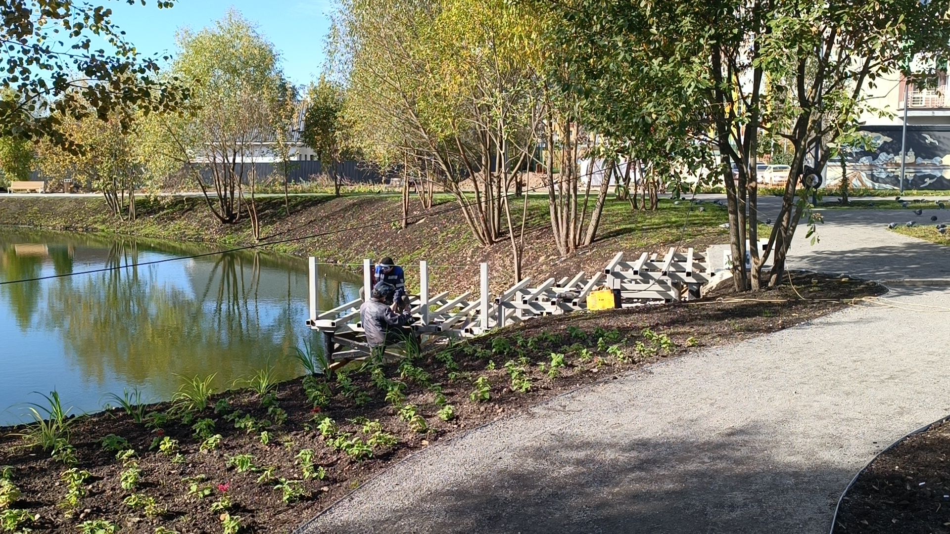 благоустройство, лобня, парк,