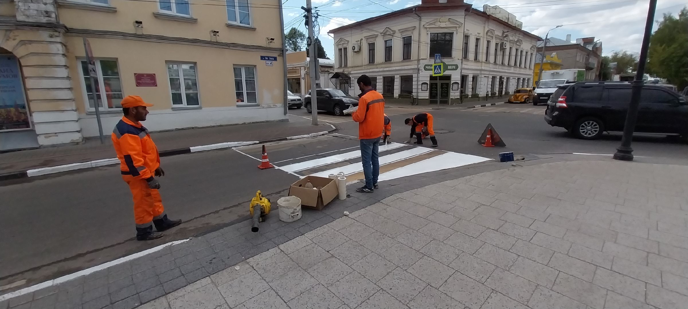 коломна, разметка