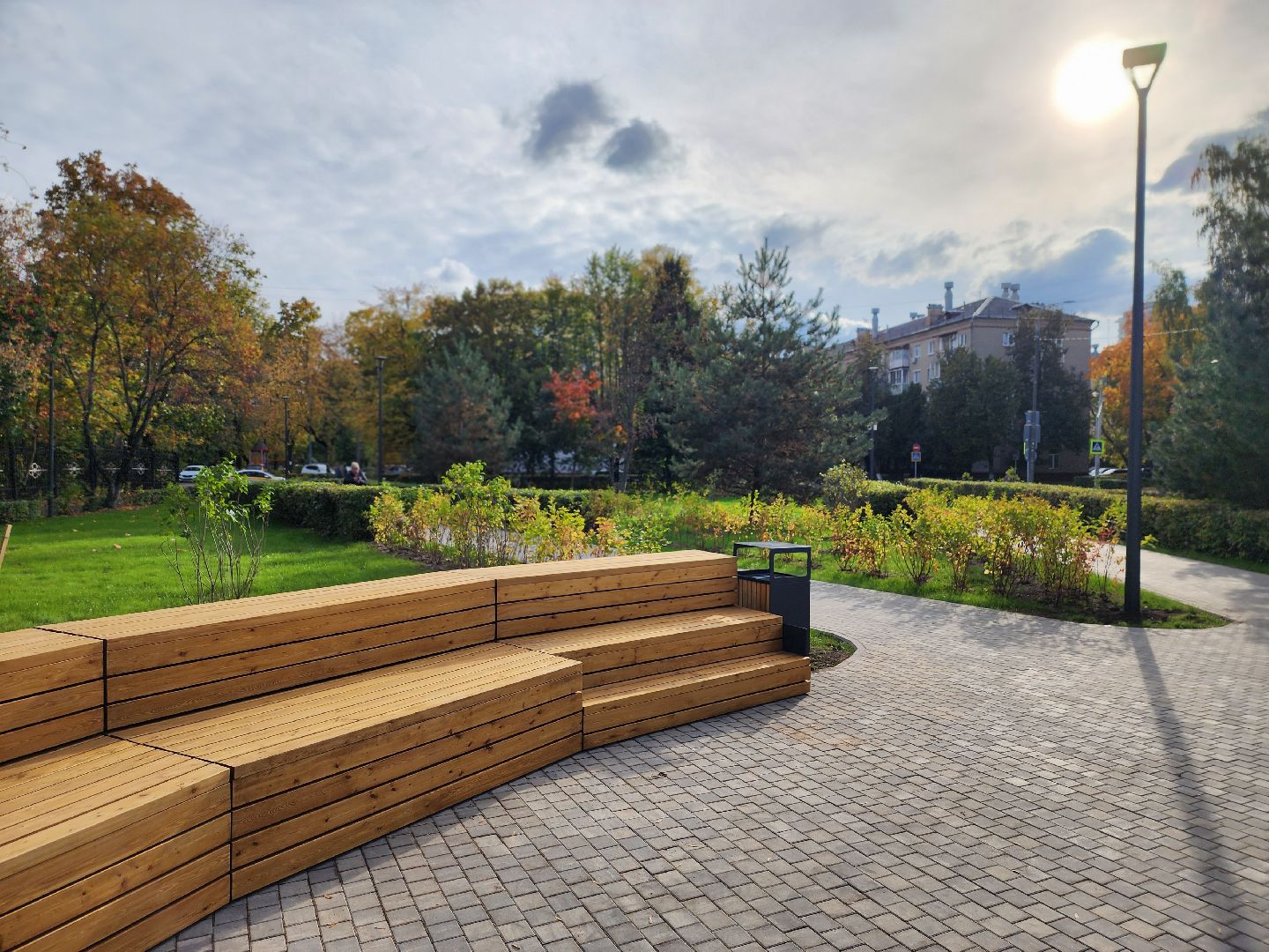 королёв, благоустройство , сквер имени чмырева открыт, администрация городского округа королев ,