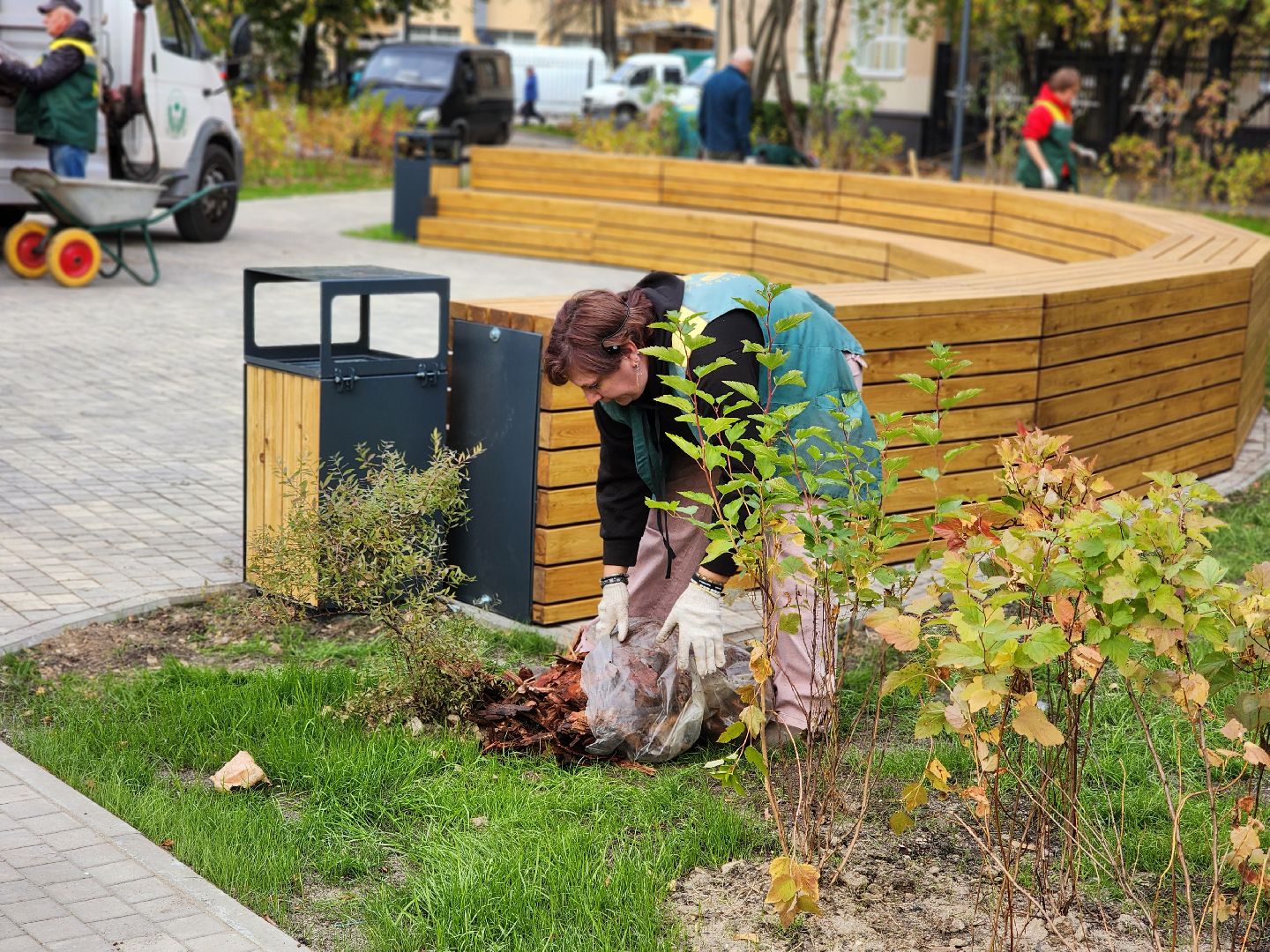 королёв, благоустройство , сквер имени чмырева открыт, администрация городского округа королев ,