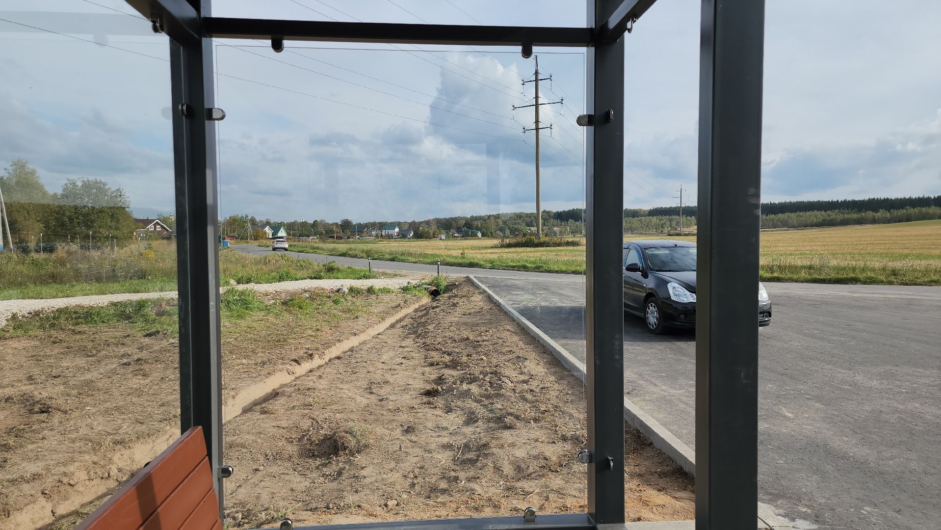 чехов, остановочный павильон, благоустройство,