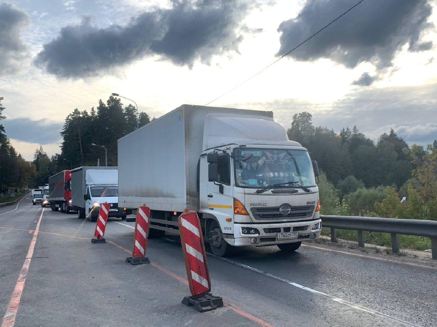 трасса а-108, Лопасня, семеновское, дорога, мост, ремонт,