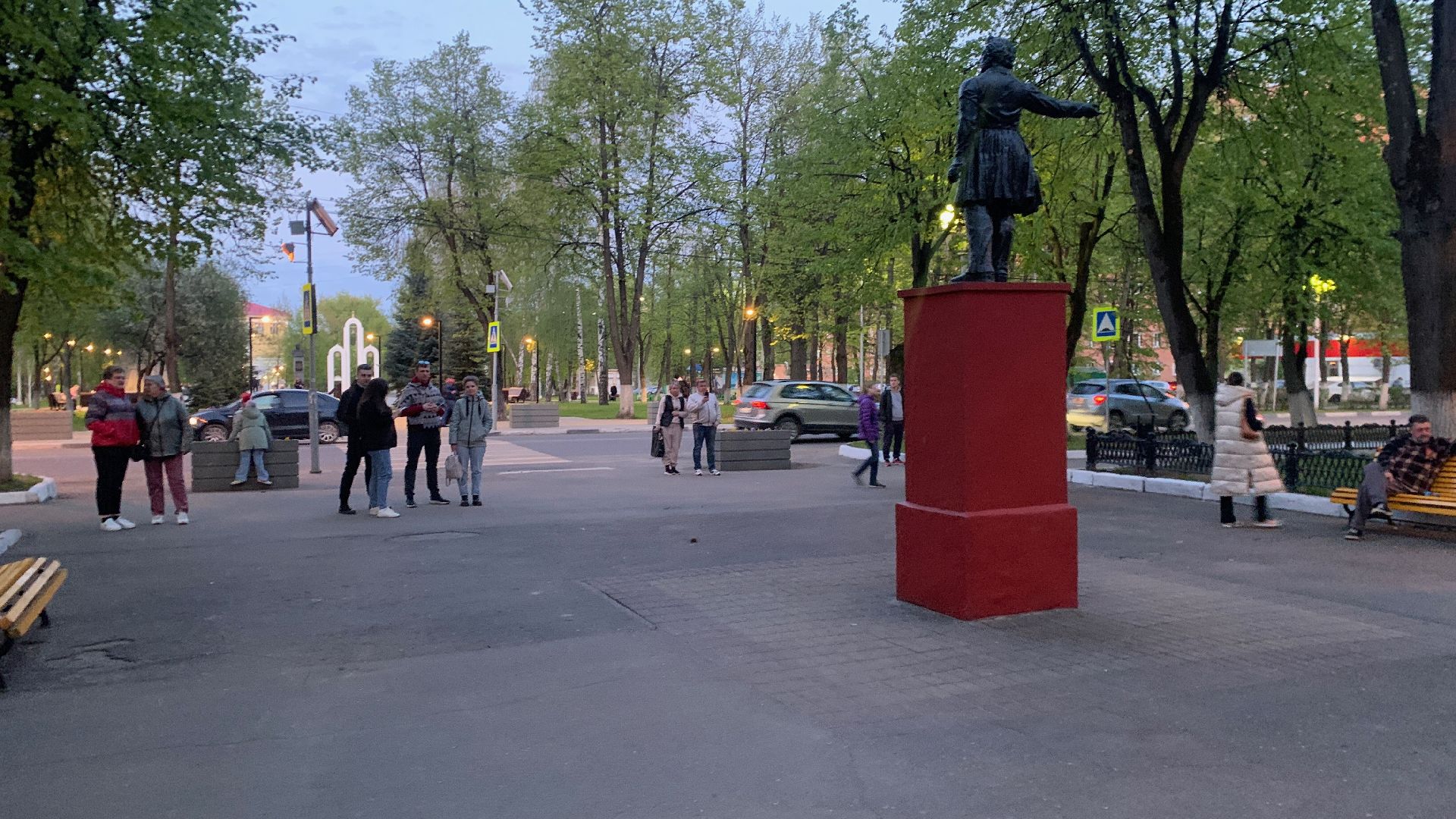 Ступино, День Победы, открытый кинопоказ