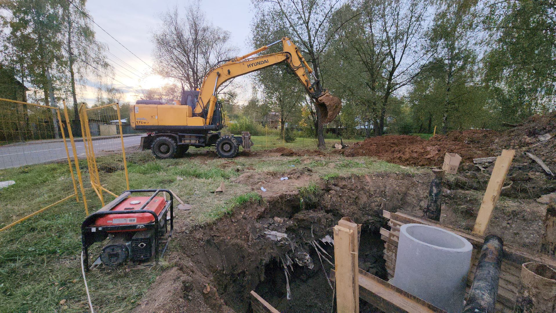 канализационная сеть, Канализация, Лобня ,