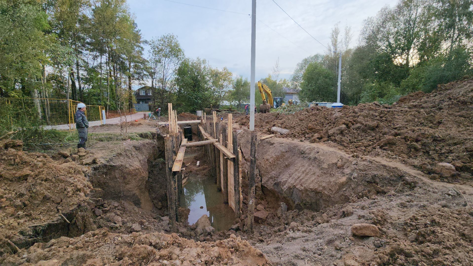 канализационная сеть, Канализация, Лобня ,