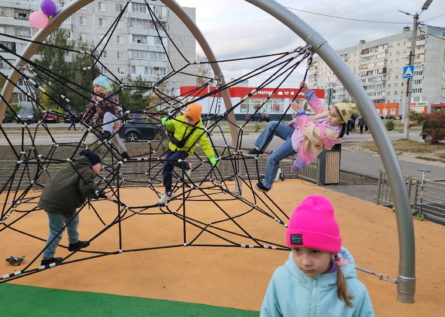 новая детская площадка, благоустройство 2025, давыдово, орехово-зуевский округ,