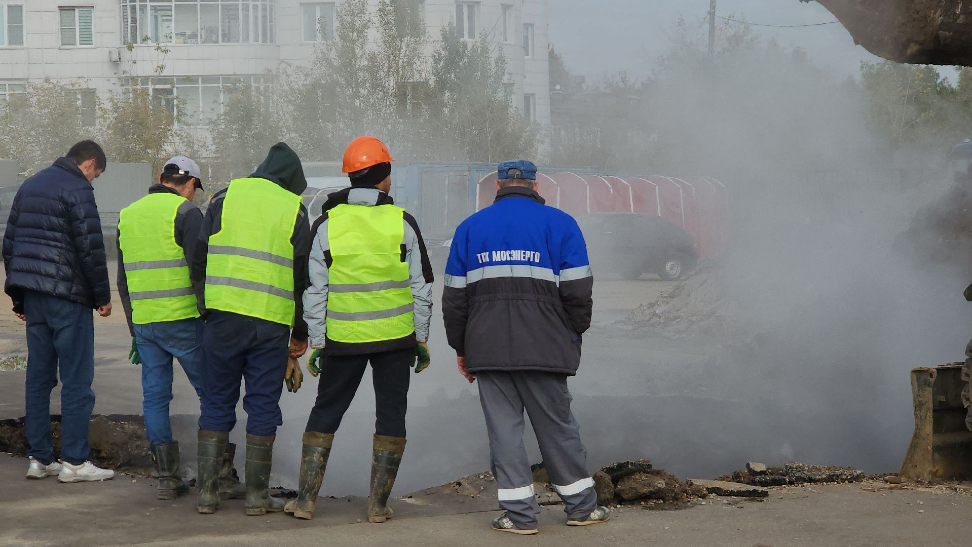 авария, трубы, тепло,