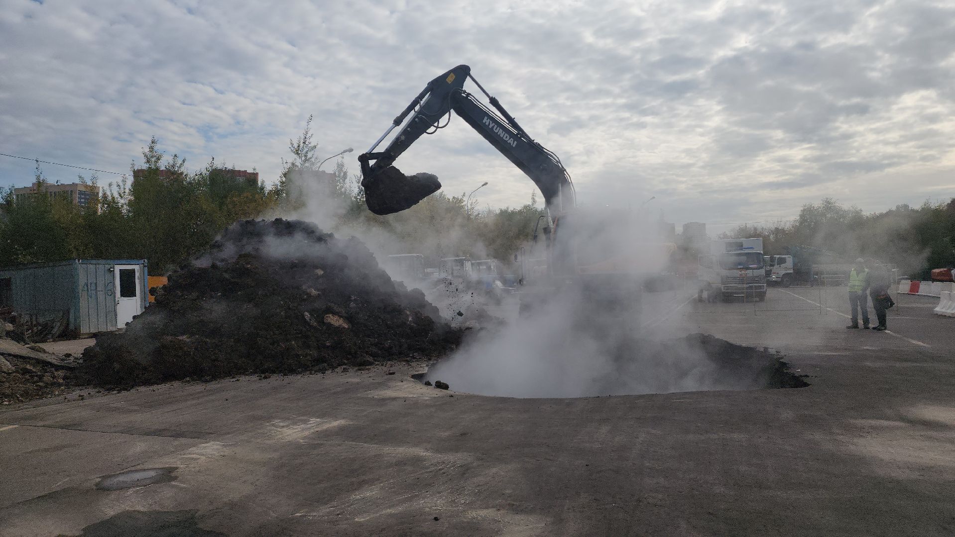 авария, трубы, тепло,