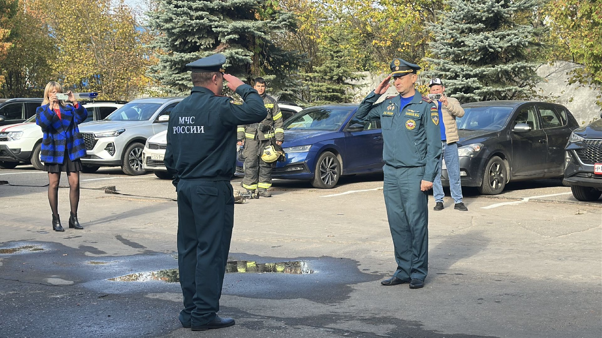 мчс, пожарные, пушкинский городской округ, ивантеевка, Проводы на пенсию,