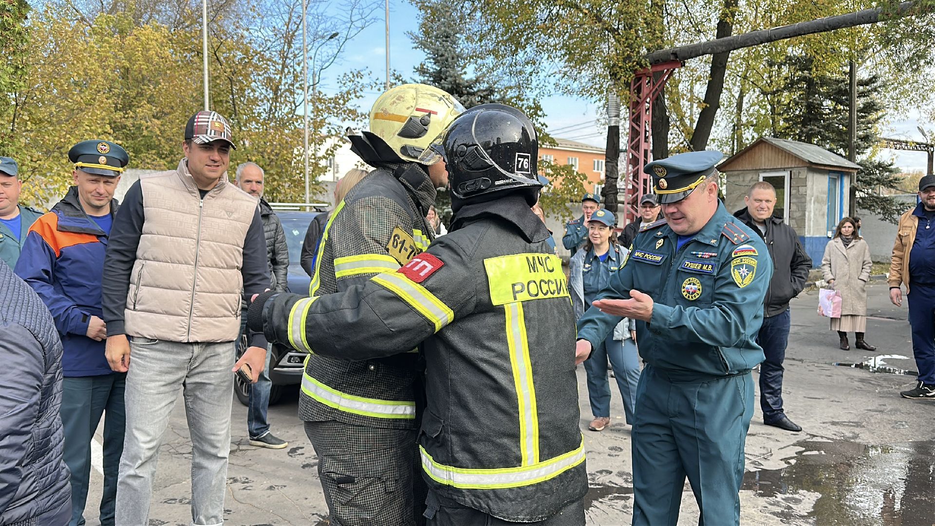 мчс, пожарные, пушкинский городской округ, ивантеевка, Проводы на пенсию,
