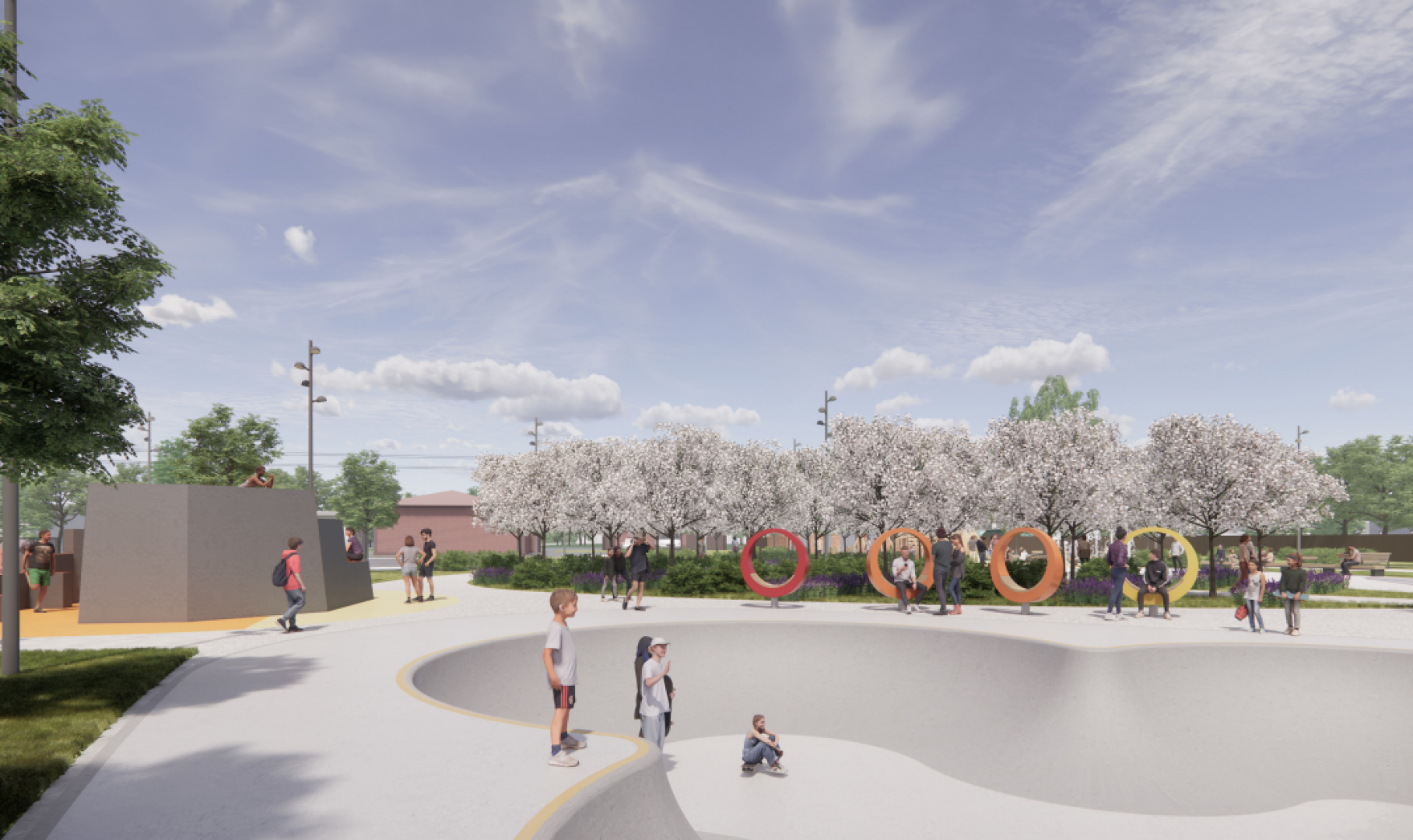 сквер, истра, благоустройство,