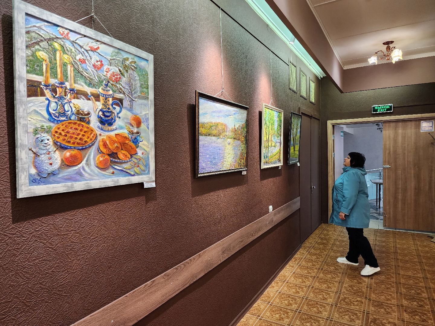 раменское, культура, художественная выставка в дк сатурн к 100-летию города раменское,