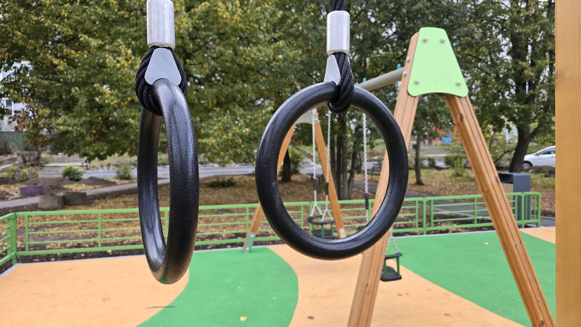 Коломна, новая детская площадка,Озеры,