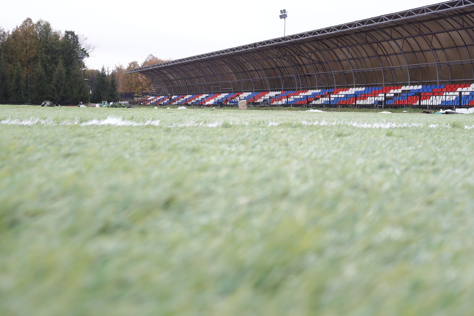 зарайск, спорт, капитальный  ремонт, модернизация стадиона ,