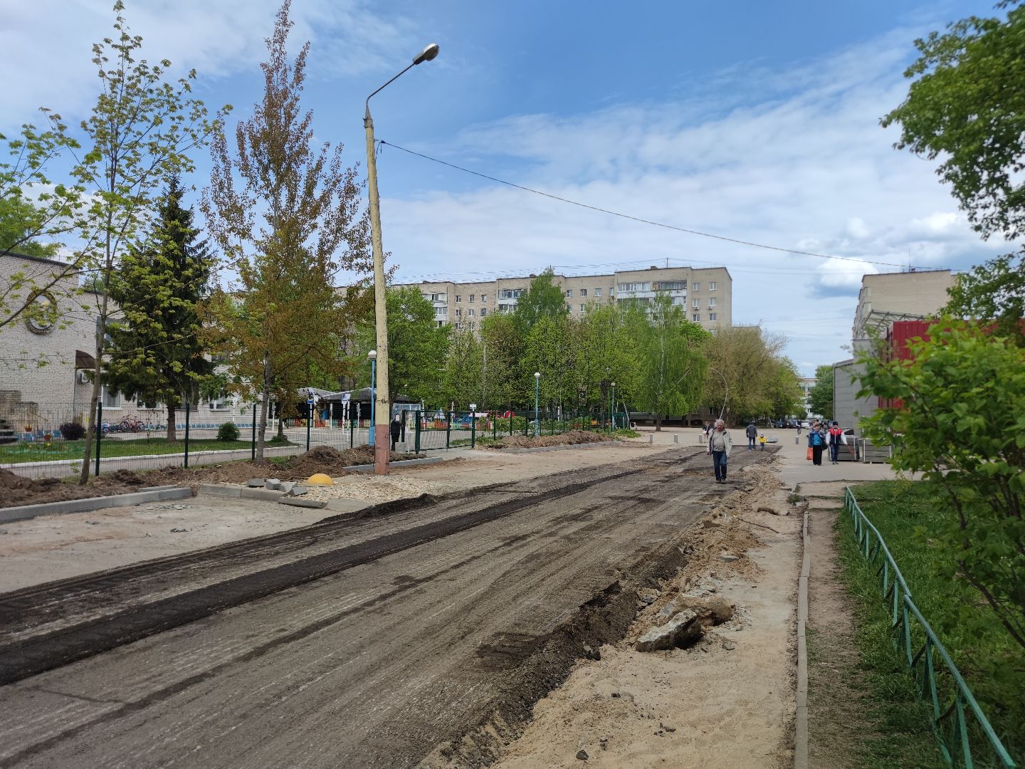 Ремонт дороги, плановый ремонт, Дубна