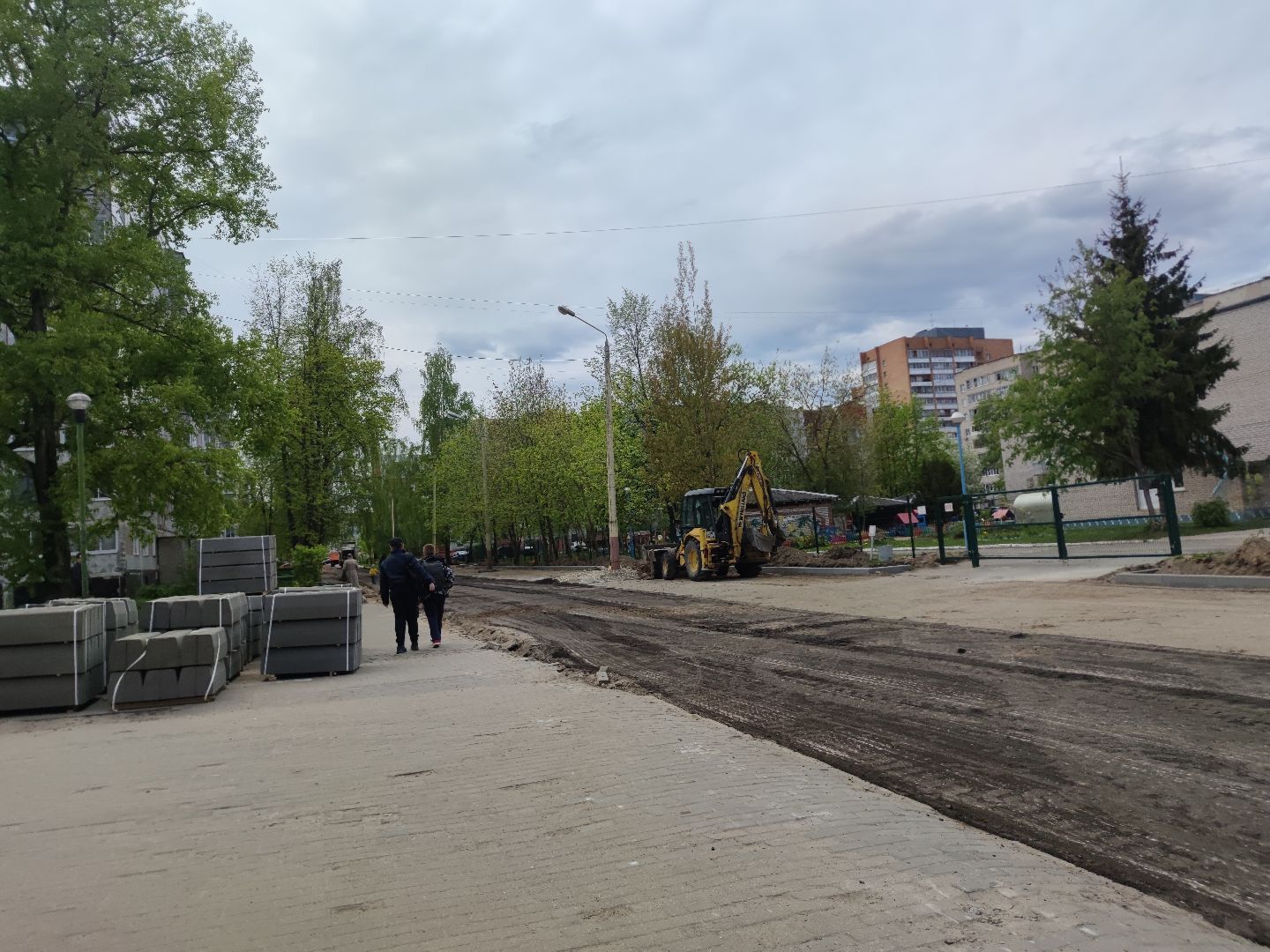 Ремонт дороги, плановый ремонт, Дубна