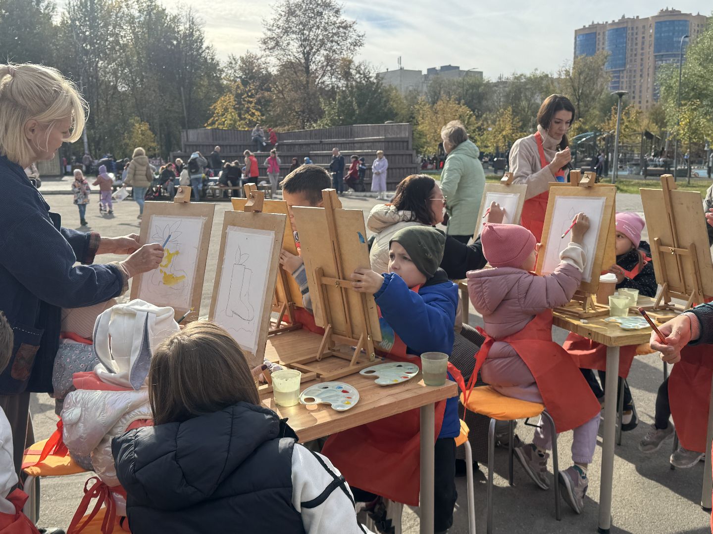 осенний праздник, флешмоб, мастер-класс для детей, парки подмосковья,