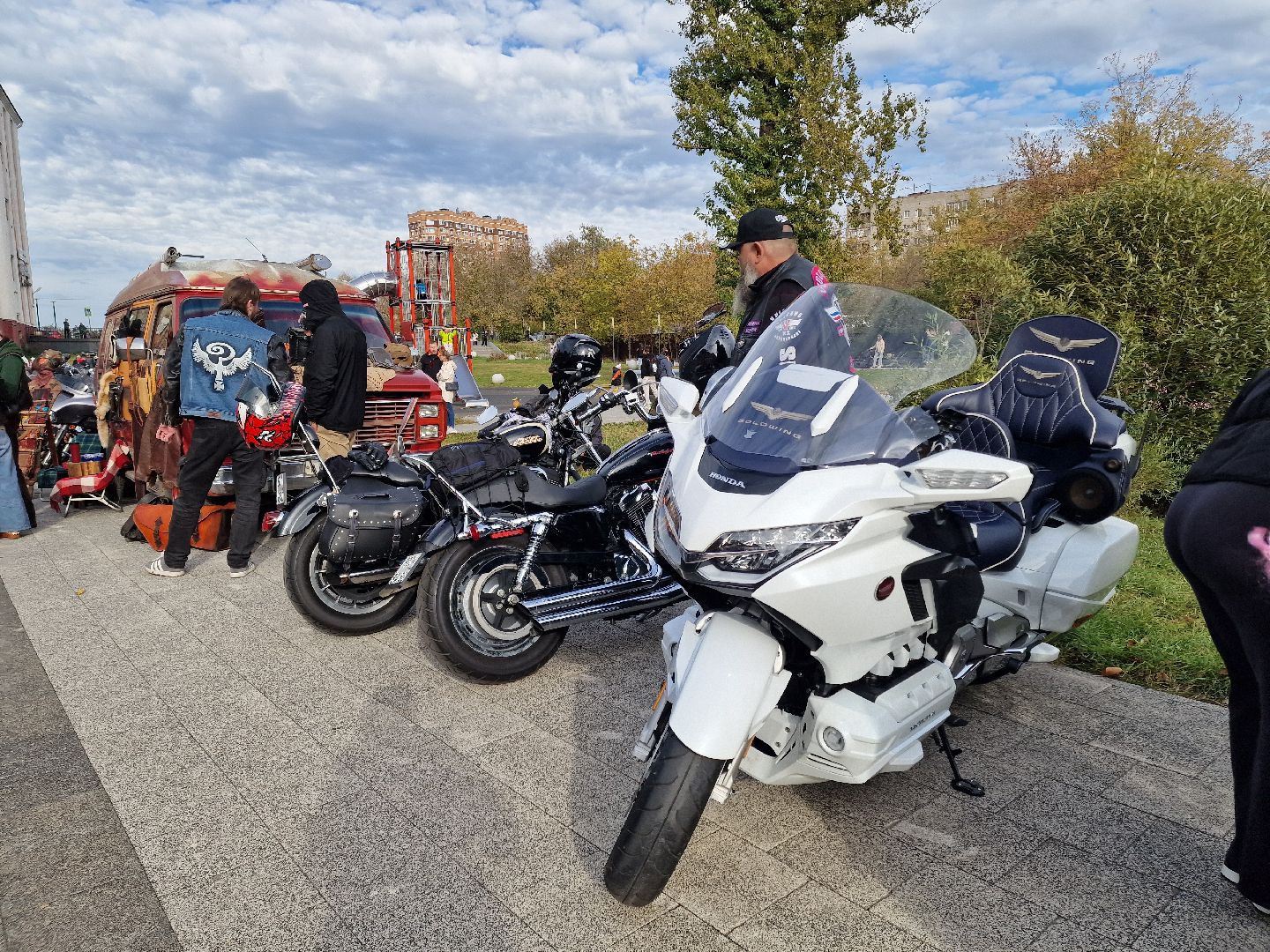 закрытие мотосезона 2025 в Балашихе, мотоклуб белые вороны, балашиха,