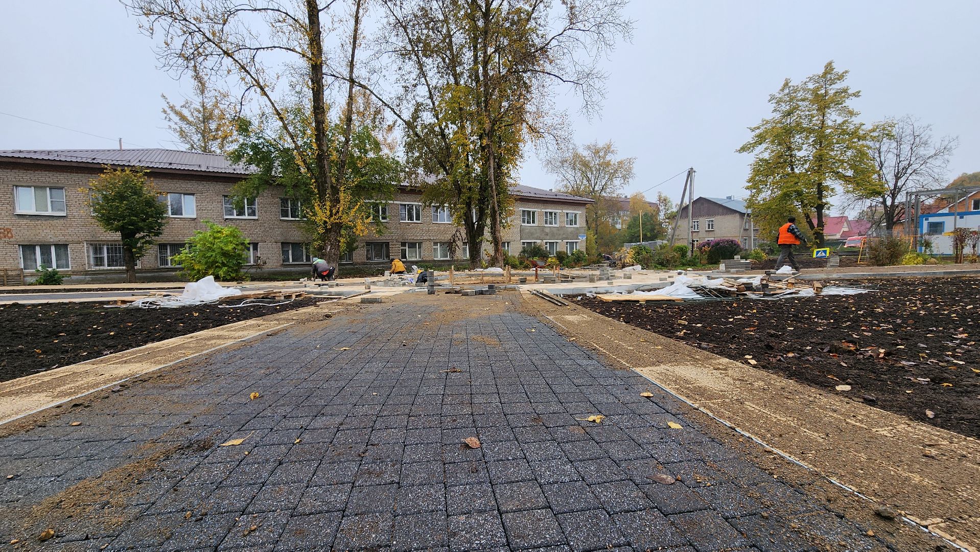 Благоустройство, Руза, Сквер,