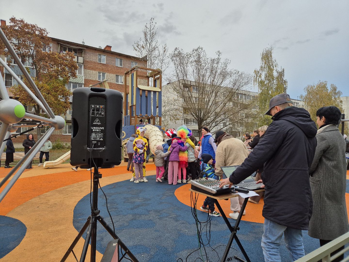 куровское, открытие детской площадки,