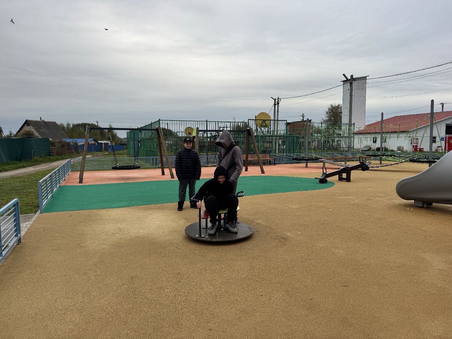 шаховская, новая детская площадка, благоусиройство,