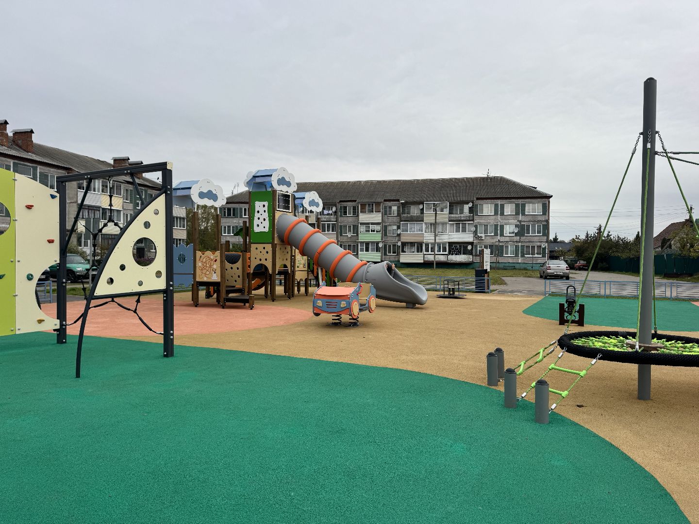 шаховская, новая детская площадка, благоусиройство,