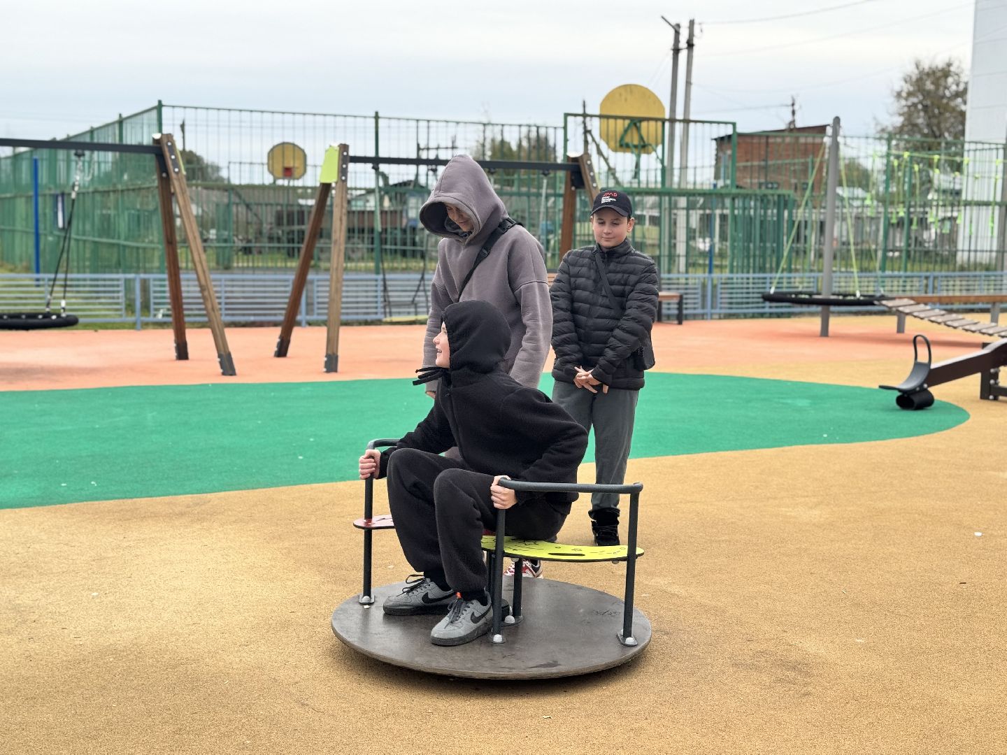 шаховская, новая детская площадка, благоусиройство,