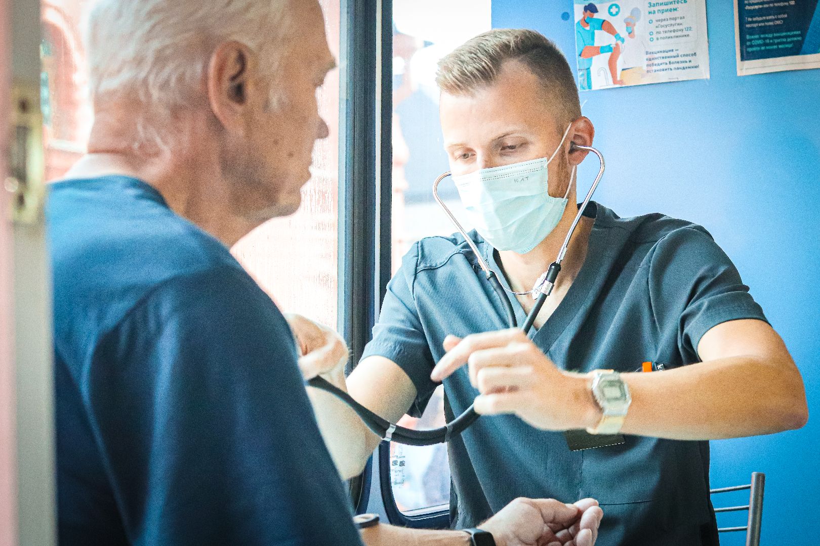 клин, общество, медицина, выездная вакцинация, здоровье,