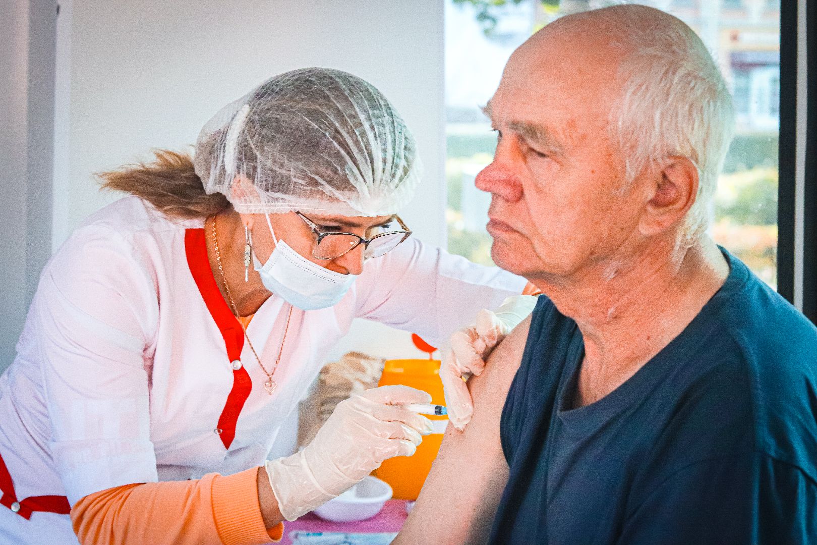 клин, общество, медицина, выездная вакцинация, здоровье,