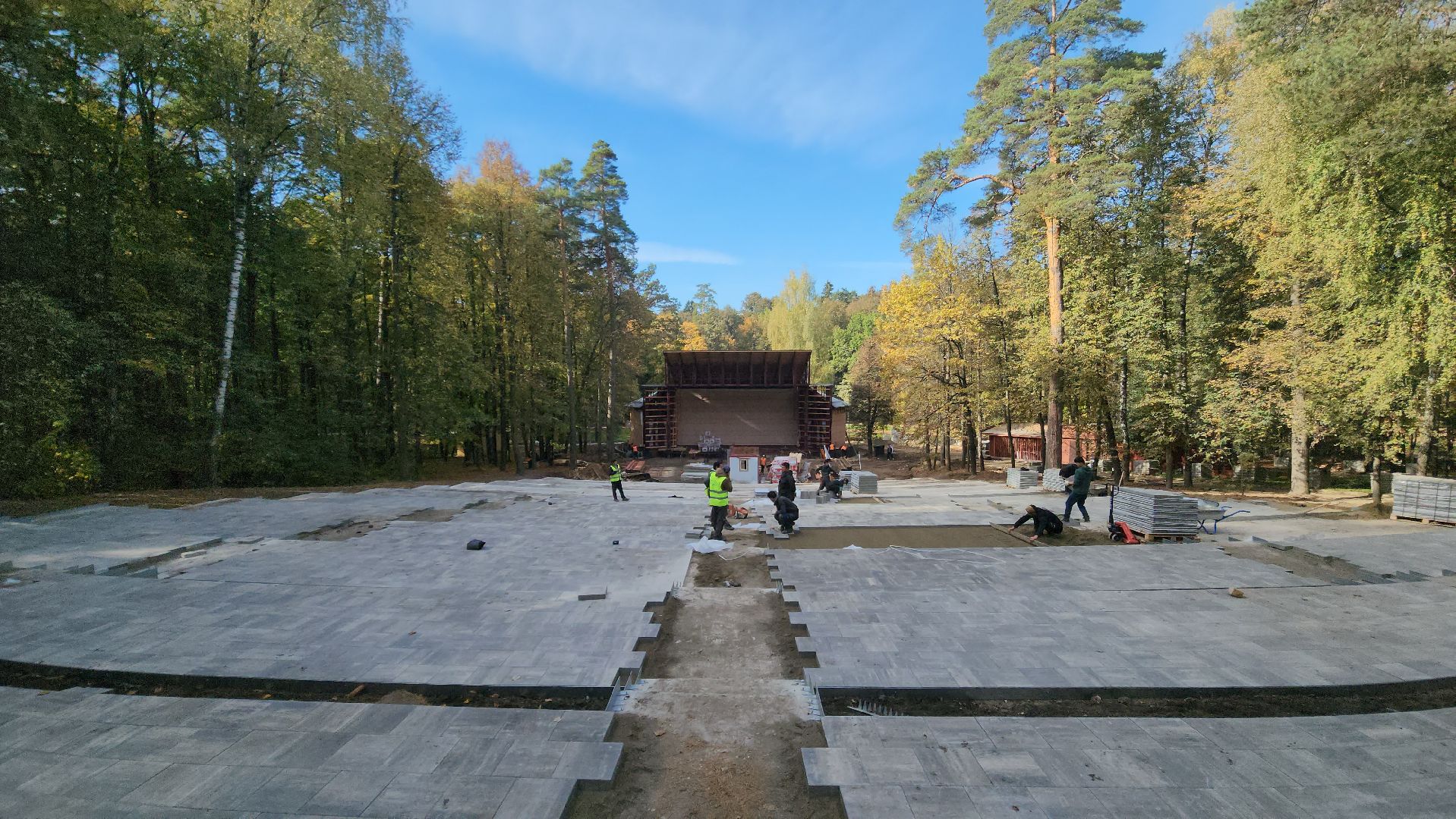 зеленый театр, благоустройство, городской парк, красногорск,