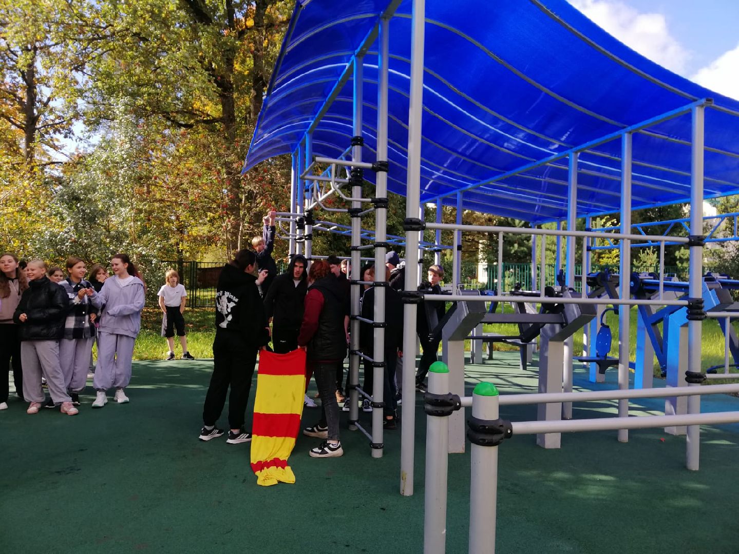 городской округ восход, благоустройство, новая детская площадка, воркаут площадка,