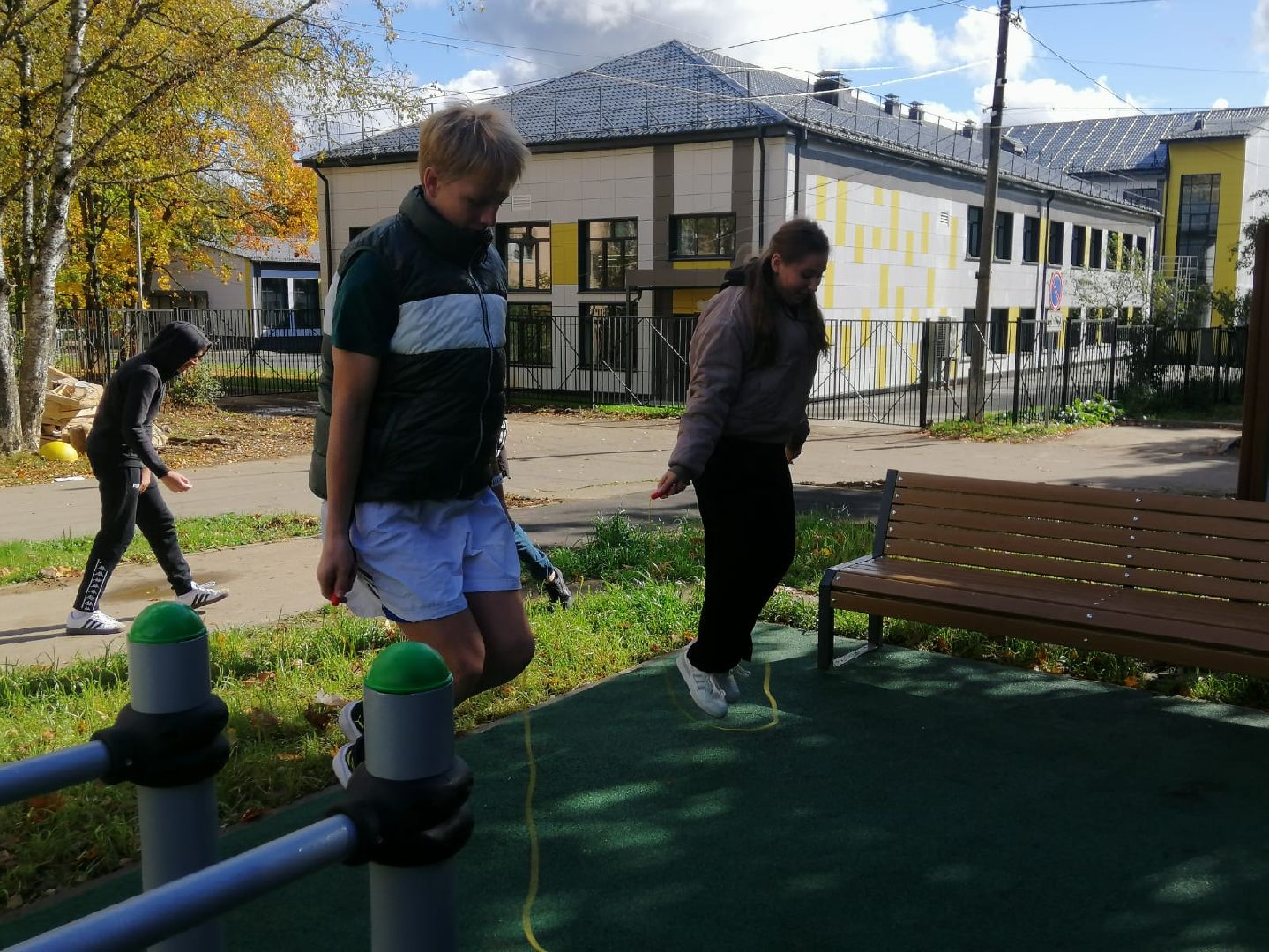 городской округ восход, благоустройство, новая детская площадка, воркаут площадка,