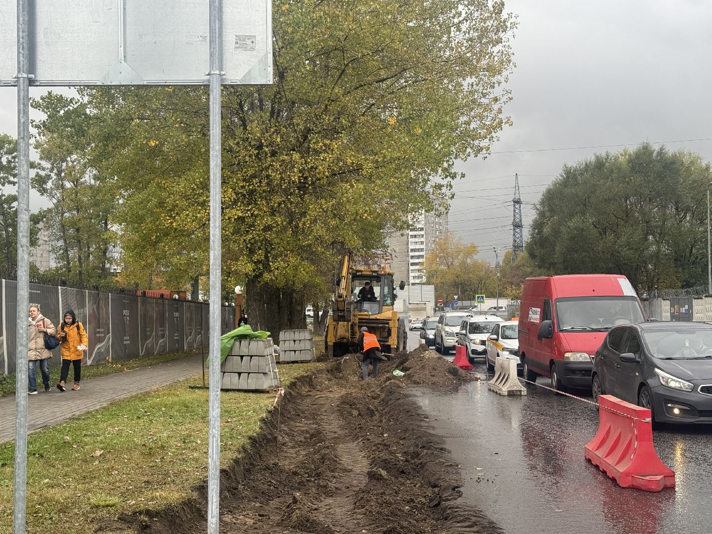 дорога, расширение, благоуйстройство, дорожные работы,